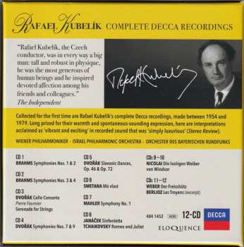 12CD/Box Set Rafael Kubelik: Complete Decca Recordings