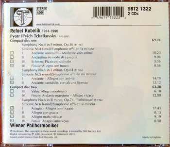2CD Pyotr Ilyich Tchaikovsky: Symphonies Nos 4,5,6