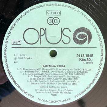 LP Raffaella Carrà: Raffaella Carrà