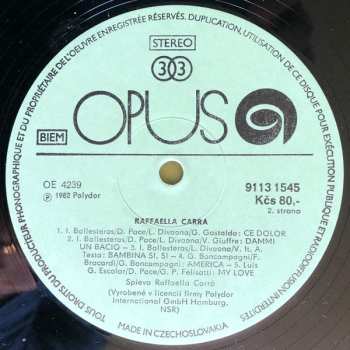 LP Raffaella Carrà: Raffaella Carrà
