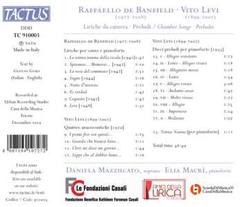 CD Daniela Mazzucato: Liriche Da Camera; Preludi