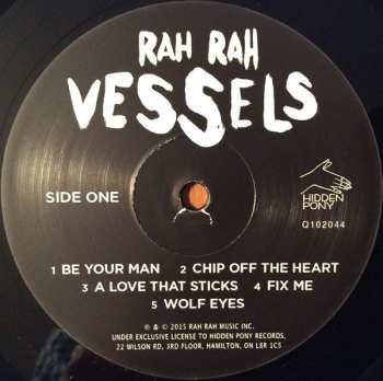 LP Rah Rah: Vessels