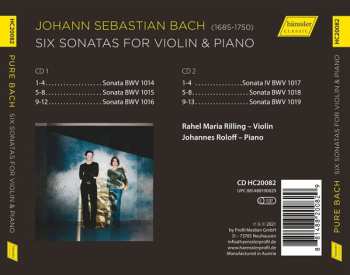 CD Rahel Rilling: Pure Bach Six Violin Sonatas