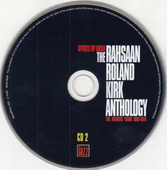 2CD Roland Kirk: Spirits Up Above: The Rahsaan Roland Kirk Anthology - The Atlantic Years 1965-1976