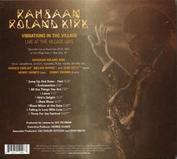 CD Roland Kirk: Vibrations In The Village: Live At The Village Gate
