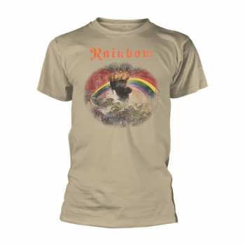 Merch Rainbow: T-shirt Rising Distressed (natural)