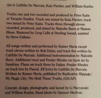 LP Rainer Maria: Catastrophe Keeps Us Together