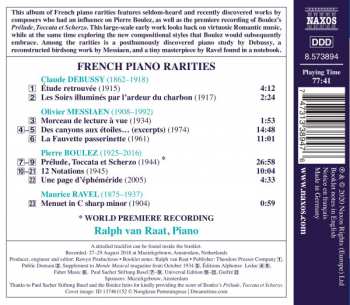 CD Claude Debussy: French Piano Rarities