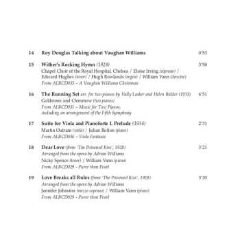 CD Ralph Vaughan Williams: Albion's Journey: The Life And Work Of Ralph Vaughan Williams