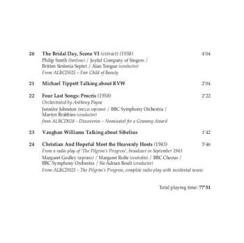 CD Ralph Vaughan Williams: Albion's Journey: The Life And Work Of Ralph Vaughan Williams