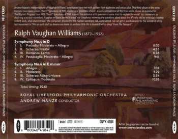 CD Ralph Vaughan Williams: Symphony No.5 / Symphony No.6