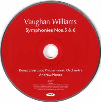 CD Ralph Vaughan Williams: Symphony No.5 / Symphony No.6