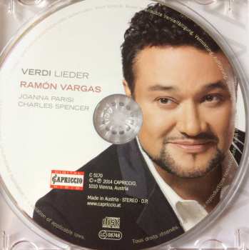 CD Ramón Vargas: Verdi Lieder