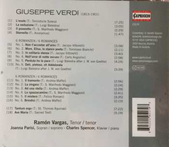 CD Ramón Vargas: Verdi Lieder