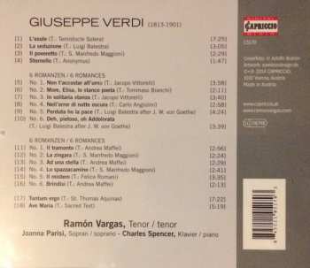 CD Ramón Vargas: Verdi Lieder