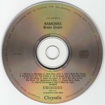 CD Ramones: Brain Drain