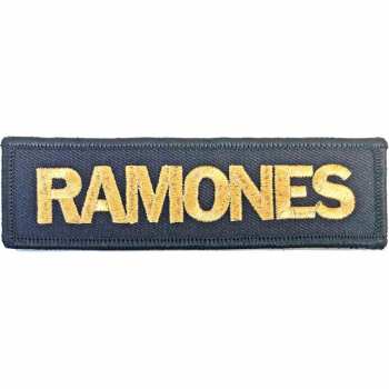 Merch Ramones: Patch Gold Logo Ramones