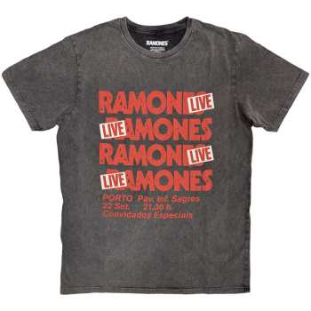 Merch Ramones: Stone Wash T-shirt Concert