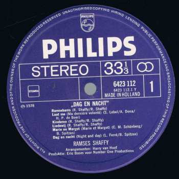 LP Ramses Shaffy: Dag En Nacht