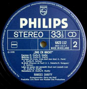 LP Ramses Shaffy: Dag En Nacht
