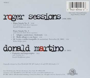 CD Roger Sessions: Piano Sonata No. 2 / Piano Sonata No. 3 /Fantasies And Impromptus