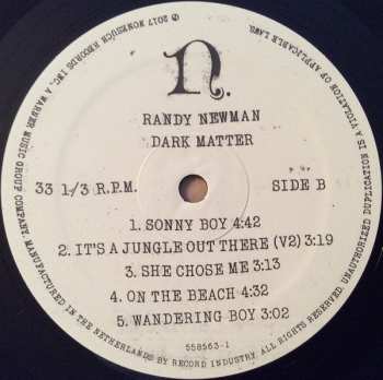 LP Randy Newman: Dark Matter