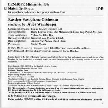 CD Raschèr Saxophone Orchestra: New York Counterpoint