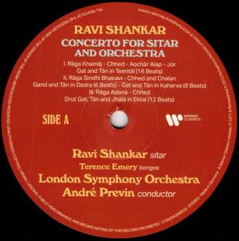 LP The London Symphony Orchestra: Concerto For Sitar & Orchestra