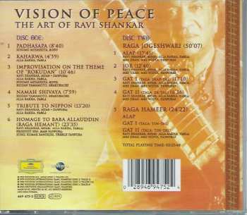 2CD Ravi Shankar: Vision Of Peace: The Art Of Ravi Shankar