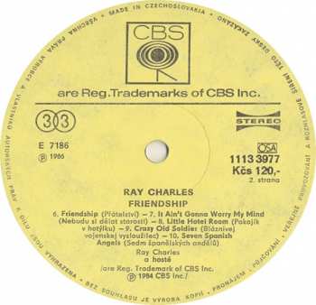 LP Ray Charles: Friendship