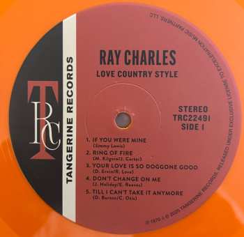 LP Ray Charles: Love Country Style CLR