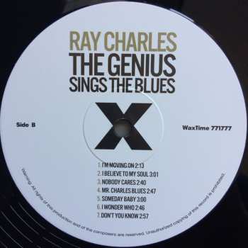 LP Ray Charles: The Genius Sings The Blues LTD