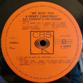 LP Ray Conniff And The Singers: We Wish You A Merry Christmas