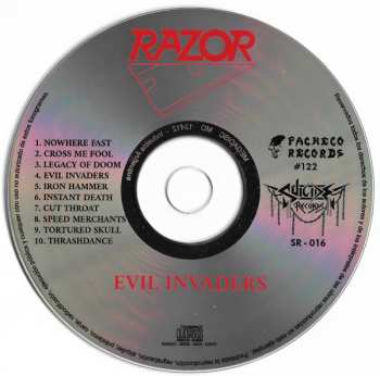 CD Razor: Evil Invaders