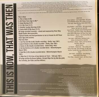 LP Reaction: This Is Now, That Was Then
