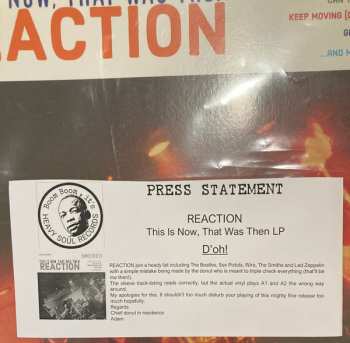 LP Reaction: This Is Now, That Was Then