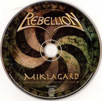 CD Rebellion: Miklagard - The History Of The Vikings Volume II