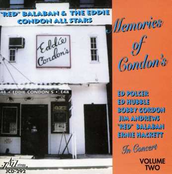 Album Eddie Condon And His All-Stars: Memories Of Condon's - Volume Two