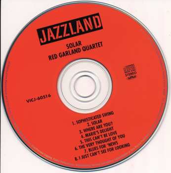 CD Red Garland Quartet: Solar LTD