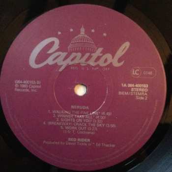 LP Red Rider: Neruda