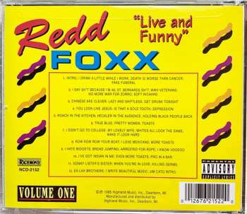 CD Redd Foxx: Live And Funny Volume One