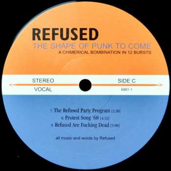 2LP Refused: The Shape Of Punk To Come (A Chimerical Bombination In 12 Bursts)
