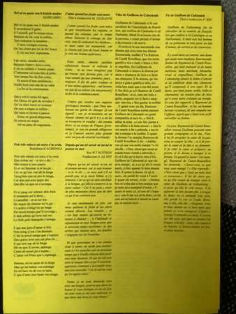 LP Regrelh: Cants Dels Trobadors: « La Douceur D'Un Son Nouvel »