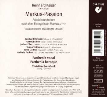 CD Reinhard Keiser: Markus-Passion