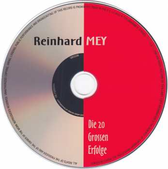 CD Reinhard Mey: Die 20 Grossen Erfolge
