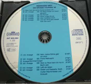2CD Reinhard Mey: Die Große Tournee '86