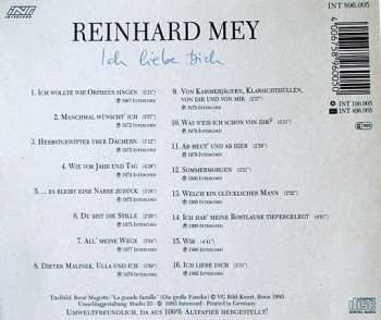 CD Reinhard Mey: Ich Liebe Dich