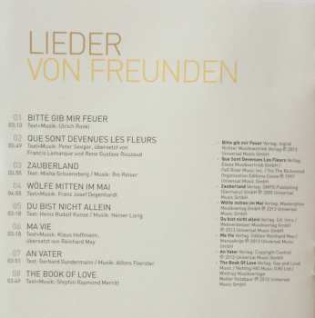 CD Reinhard Mey: Lieder Von Freunden