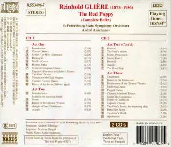 2CD نيسم جلال: The Red Poppy (Complete Ballet)