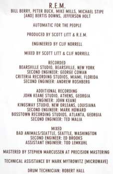 LP R.E.M.: Automatic For The People